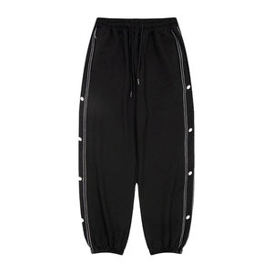 Pantalon de survêtement ample pour homme Pantalon d'entraînement décontracté Pantalon de gym Streetwear Tearaway Fleece Jogger Pantalon pour homme droit à rayures incurvées - Product Image 6