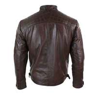 Blouson Bomber en Cuir de Mouton et Toile pour Homme, Grande Taille, Hiver, Coupe-Vent, Respirant, Personnalisable, Brodé, Col Rond, Tendance