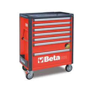 BETA Cabine mobile à roulettes avec 7 tiroirs Système anti-basculement Armoires à outils - Product Image 3