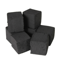 Briquettes de charbon de bois de coco de haute qualité Premium Cocobriqa BRQ06 100% naturelles en coque de noix de coco Sans odeur de fumée Combustion longue durée Haute chaleur