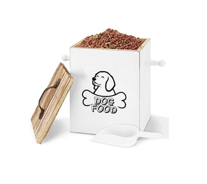Wholesale Trendy Fresh Solid <b>Metal</b> Dog <b>Food</b> Canister Creative Logo Design Fine Quality New Storage <b>Container</b> Supply - Product Image 1