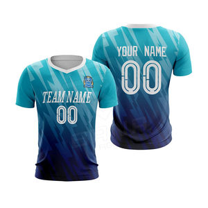 Camiseta de fútbol juvenil de la mejor oferta, diseño personalizado e impresión de nombre de alta calidad para niños, ropa de equipo MOQ bajo, precio razonable, OEM - Product Image 5