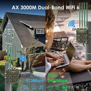WL-WN573HX3-GW Wavlink ของแท้จุดเชื่อมต่อภายนอกอาคาร Greenwood-<span class=keywords><strong>6</strong></span>-3000P ตาข่ายกันน้ำ AX3000 WiFi <span class=keywords><strong>6</strong></span> - Product Image 5
