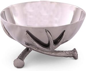Best Selling Gold Plated Metal Serving Bowl Decorative Handmade Wholesale Table Ware Top Sale Classic Metal Serving Bowl - Product Image 5