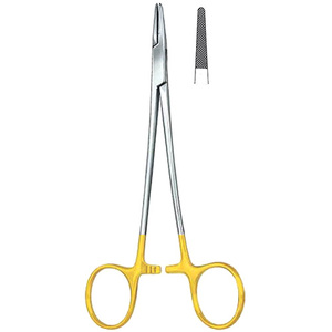 Porte-aiguille manuel en acier inoxydable et carbure de tungstène, certifié CE, instrument médical de classe I pour hôpital - Product Image 4