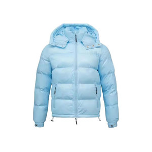 Chaqueta de burbuja con capucha de calidad de poliéster de punto con logotipo personalizado de High Street 2025 - Product Image 2