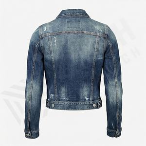 Veste en jean pour femmes, manches courtes, coupe courte, boutonnée sur le devant, couleur personnalisée, style streetwear d'été, mode décontractée moderne, haut - Product Image 2
