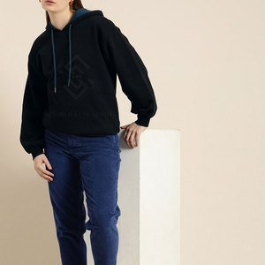 Sweat-shirts à capuche en polaire à manches longues pour l'hiver, respirants, écologiques, avec logo personnalisé sur le devant, design décontracté pour femmes - Product Image 5