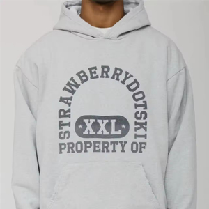 Hoodies à la mode pour hommes, personnalisables, surdimensionnés, brodés, style hiver, streetwear, séchage rapide, fermeture éclair, 100% coton, en gros - Product Image 6