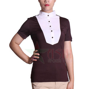 Chemise de concours équestre professionnelle pour femmes - Spandex/Polyester Imperméable Coupe-vent Couleurs personnalisables Logo Haute qualité Adulte - Product Image 2