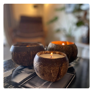 เทียนหอมกลิ่นมะพร้าวแปลกใหม่แบบยั่งยืนสำหรับตกแต่งบ้าน - Product Image 3