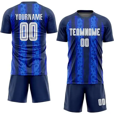 कस्टम पुरुष फ़ुटबॉल टी शर्ट प्रिंटिंग आपका अपना लोगो सब्लिमेशन नवीनतम डिज़ाइन सॉकर जर्सी शर्ट पुरुष