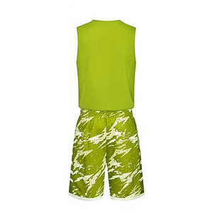 Uniforme de Baloncesto para Hombre, Talla Grande, Hecho en Fábrica, de Alta Calidad, Personalizado, de Poliéster de Secado Rápido, Transpirable, con el Diseño Más Reciente - Product Image 3