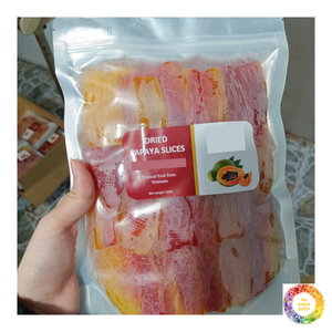 Papaye séchée douce Fruit Vietnam Couleur rouge Tranches naturelles Texture humide Chewy Chips Faible teneur en sucre Produit de papaye séchée au soleil tropical - Product Image 2