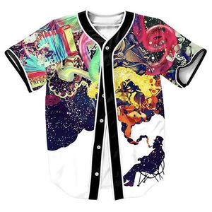 Maillots de baseball respirants imprimés personnalisés, vêtements de sport de grande taille pour la mode et l'école - Product Image 5