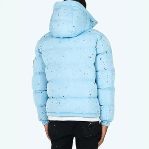New fashion Puffer Jacket <b>Men</b> Shiny Jacket <b>Men</b> Back Bubble Jacket <b>Coats</b> Wholesale Winter for <b>Men</b> Stand Casual Knitted - Product Image 6