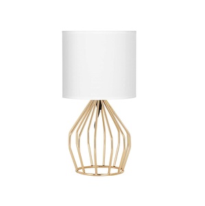 Lampe de salon nouveau luxe moderne plus complet métal et fer lampe de Table cage forme couleur or enduit pour l'éclairage intérieur - Product Image 1