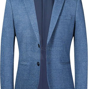 Blazer Slim Fit pour hommes avec design personnalisé pour manteaux pour adultes Blazers vierges pour hommes de style récent - Product Image 4