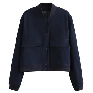 Femmes élégantes veste universitaire à manches longues tenue décontracté tendance couleur et taille personnalisées quantité minimale de commande bas culture universitaire pour les femmes - Product Image 1