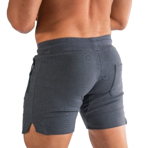 Logotipo personalizado para hombre y pantalones cortos para hombre con bolsillo Conjunto informal Pantalones cortos de sudor con bolsillos con cremallera 2026 - Product Image 2