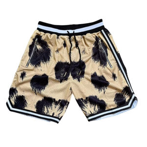 Short de basket-ball personnalisé pour hommes Short de sport de fitness à séchage rapide avec logos grande taille OEM approvisionnement en gros - Product Image 1