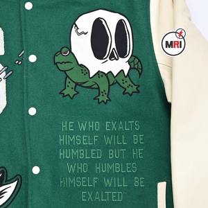 Blouson universitaire Letterman vintage à logo personnalisé pour hommes blouson aviateur personnalisé de style rue pour l'hiver - Product Image 4