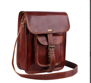 Customized Genuine <b>Leather</b> Bag, <b>Leather</b> Shoulder <b>Briefcase</b>, Brown Genuine <b>Leather</b> Messenger Bag, <b>Leather</b> Cross Body Bag - Product Image 1