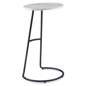 Mesa de Centro de Diseño Premium con Tapa de Mármol y Base de Metal, Mesa de Café Redonda de Calidad Superfina con Base Pesada - Product Image 5