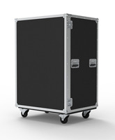 Boîtier de rack X-BASON 20u avec 8 tiroirs 20u étuis de transport EVA étanches en aluminium boîte à outils mécanique roues OEM/ODM pris en charge