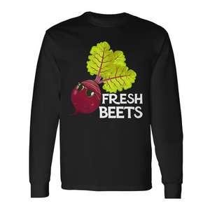 T-shirt à manches longues Fresh Beets Organic Vegetable Farmer Premium - Product Image 2