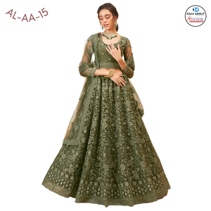 Impresionante blusa india tradicional Hermosa Cording Bordado Cutwork Dupatta Heavy Stonework para la temporada de bodas Fiesta Lehenga - Product Image 2