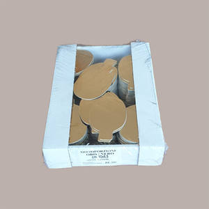 200 Uds bandejas de servicio de cartón de Oro Negro ovaladas desechables de una sola porción 100x65mm - Product Image 5