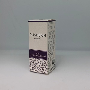 Boîtes en papier recyclables imprimées en offset personnalisées avec laminage mat, gaufrage et revêtement UV pour l'emballage de crème pour les yeux - Product Image 1