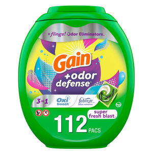 Lessives en dosettes Gain authentiques, écologiques, antibactériennes, adoucissantes, parfum longue durée - Product Image 2