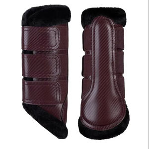 รองเท้าบูทสำหรับม้าแบบมืออาชีพ พร้อมแผ่นรองซับแรงกระแทก ปกป้องเอ็นและข้อเท้าเต็มรูปแบบ ผลิตตามสั่ง (OEM) รองเท้าบูทจากปากีสถาน - Product Image 1