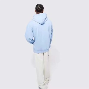 Sudadera con capucha de peso pesado Jersey de algodón transpirable de alta calidad Terry con bolsillos de canguro Sudaderas con capucha al aire libre - Product Image 2