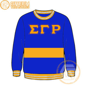 Haute qualité personnalisé Sigma Gamma Rho coton polaire sweat brodé pull veste femmes vêtements grecs sororité Style - Product Image 3