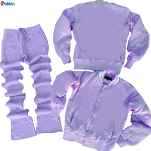 Ensemble de survêtement classique XXL de haute qualité, logo personnalisé, sweat-shirts à capuche et pantalons pour hommes, patchwork, pour le jogging, le sport, classique - Product Image 2