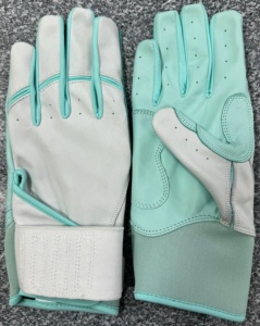 Fabricante de calidad superior diseño propio Cabretta cuero béisbol guantes de bateo logotipo personalizado guantes deportivos guantes de bateo béisbol - Product Image 1