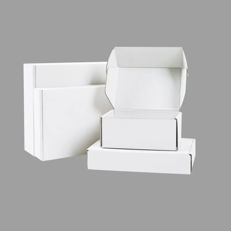 Recycled Folding Corrugated Cardboard Printing Shipping Carton Craft Packaging For Clothes Custom With Logo Mailer Paper Boxes