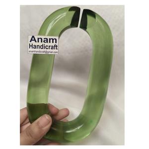 Adornos de Pared de Cadena Acrílica Modernos Personalizados, Hechos a Mano, Adornos Colgantes de Resina Modernos para Decoración del Hogar, Listos para el Festival Diwali - Product Image 1