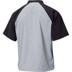 Prince Industry Equipo juvenil y adulto Ligero Manga corta Dos colores Patchwork Tela suave Chaqueta de jaula de béisbol - Product Image 2