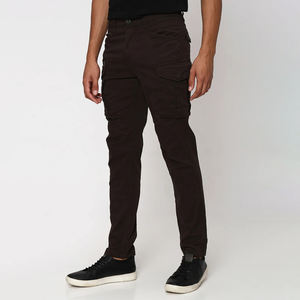 Wholesale Custom Design Style <b>High</b> Street Joggers <b>Trousers</b> Custom Embroidered Logo Elastic <b>Waist</b> Straight Pleated Breathable - Product Image 4