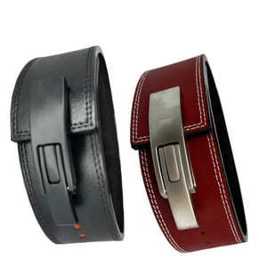 Ceinture de musculation en cuir véritable de qualité supérieure pour hommes et femmes, ceinture de musculation avec fermeture à boucle à levier - Product Image 5
