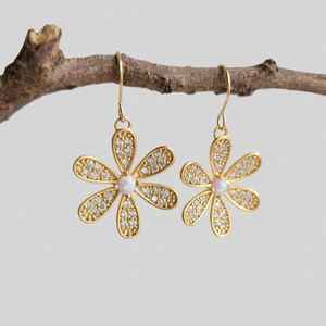 Opal Multi Fire Charm Huggie Hoop 925 Silver Gold Plated Earrings Vintage Style Earrings Gift for Her Earrings - Product Image 1