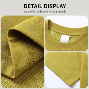 T-shirt Homme Oversize en Coton de Haute Qualité, Séchage Rapide, Protection UV, Style Streetwear et Sportif, Grammage Lourd, Fabrication OEM - Product Image 5
