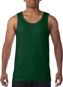 Custom Logo 100% Cotton O-Neck <b>Tank</b> Top for Men Muscle Fit Solid Pattern Breathable Heat-Transfer Printed Workout Sportswear - Product Image 3
