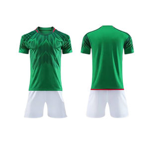 ชุดฟุตบอลคอวี โพลีเอสเตอร์ 100% แห้งเร็ว ราคาถูก รับผลิตตามสั่ง ขายส่ง สีดำขาว ชุดเต็ม พร้อมปักชื่อทีม/นักเตะ - Product Image 6