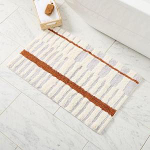 Tapis de Bain Modernes Personnalisés Vente en Gros à Séchage Rapide Tapis de Bain Designer Coton Fabriqué à la Machine avec Couleur Tuftée Style Moderne par ITHL - Product Image 4
