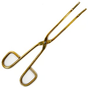 Handmade Brass Pastry Tong Rustic Dessert Lifting Tongs For Pastry Cake Cookie And Bakery Service - Product Image 3
